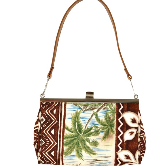 JEROME GRUET PARIS Tropical Print Vintage Baguette - Picture 4 of 14